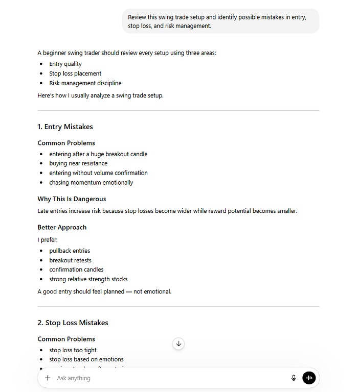 The Trade Review Prompt